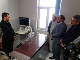 راه اندازی دستگاه سونو گرافی و دستگاه دیالیز در بیمارستان نمین