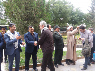 اعزام کاروان راهیان نور بسیجیان پایگاه مقاومت دانشگاه علوم پزشکی اردبیل به منطقه شمالغرب