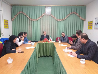 بررسی وضعیت حوزه سلامت شهرستان نیر با حضور رئیس دانشگاه علوم پزشکی اردبیل وهیئت همراه