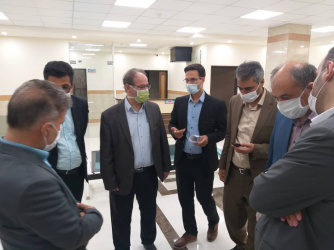 بازدید سرپرست دانشگاه علوم پزشکی اردبیل از موسسه خدمات درمانی بسیجیان پارساباد