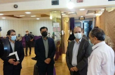 بازدید رئیس دانشگاه علوم پزشکی اردبیل از مرکز تجمیعی واکسیناسیون شهرستان مشگین شهر