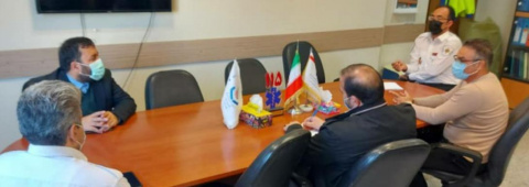 برگزاری نشست مشترک مدیر حراست دانشگاه علوم پزشکی اردبیل با مسئولین اورژانس استان