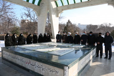 تجدید میثاق اعضا و کارکنان هسته گزینش دانشگاه علوم پزشکی اردبیل با آرمانهای انقلاب اسلامی و شهدا
