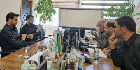 دیدار رئیس و معاونین دانشگاه علوم پزشکی اردبیل با رئیس هیات امنای صرفه جویی ارزی وزارت بهداشت