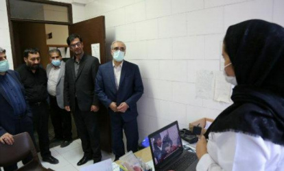 بازدید رئیس دانشگاه علوم پزشکی اردبیل از مرکز خدمات جامع سلامت شبانه روزی رضی
