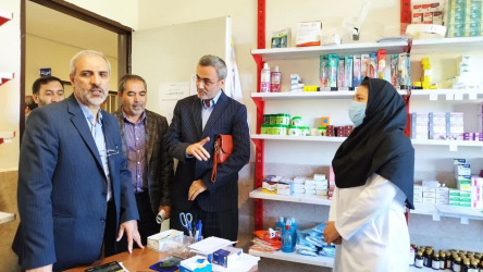 بازدید رئیس دانشگاه علوم پزشکی اردبیل از مرکز خدمات جامع سلامت روستایی احمدآباد شهرستان مشگینشهر