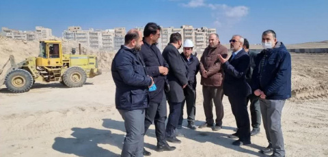 بازدید رئیس دانشگاه علوم پزشکی اردبیل از محل عملیات اجرایی احداث بیمارستان ۱۰۰۰ تختخوابی اردبیل