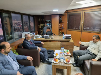 دیدار رئیس دانشگاه علوم پزشکی اردبیل با با مدیرکل منابع فیزیکی وزارت بهداشت