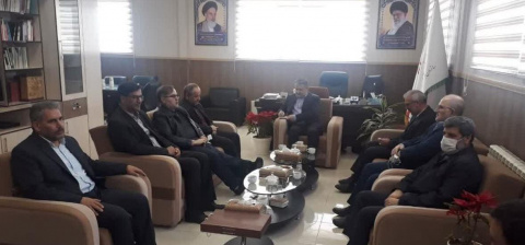 دیدار رئیس دانشگاه علوم پزشکی اردبیل با بازرس کل استان اردبیل
