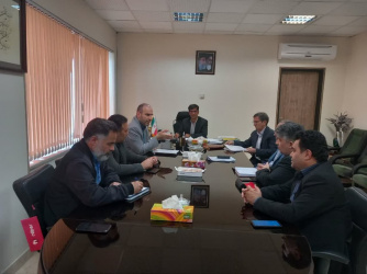 جلسه پیگیری پرداخت تسهیلات بانک کشاورزی به کارکنان دانشگاه علوم پزشکی اردبیل