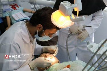ارائه خدمات دندانپزشکی و چشمپزشکی به مردم شهرستانهای کوثر و خلخال