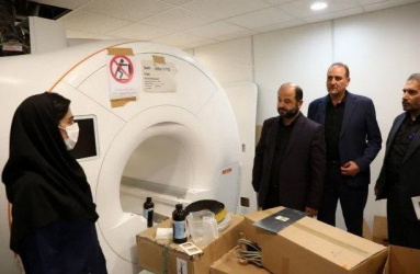 بازدید رئیس دانشگاه از مراحل نصب و راه اندازی دستگاه MRI بیمارستان ولیعصر مشگین‌شهر