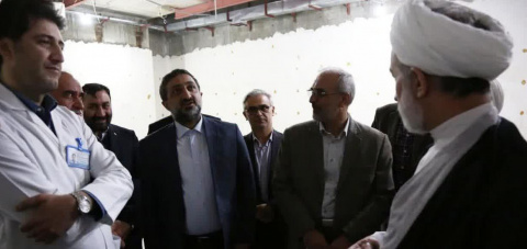 بازدید مسئولین استانی از پروژه های در حال احداث بیمارستان امام خمینی (ره) اردبیل