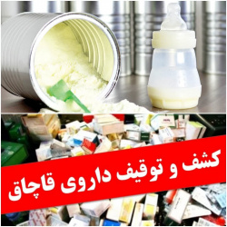 کشف شیرخشک، دارو و مکمل غذایی غیرمجاز از دو فروشگاه در اردبیل