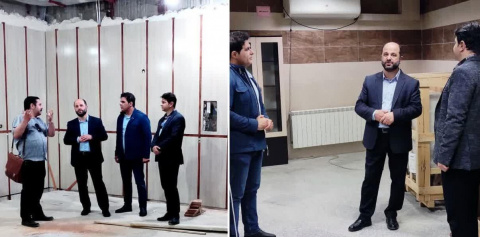 بازدید معاون درمان دانشگاه از پروژه های عمرانی بیمارستان امام خمینی (ره) اردبیل
